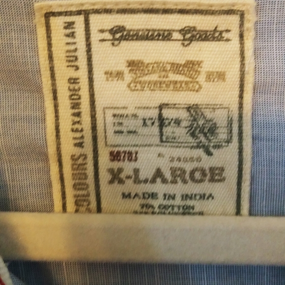 Alexander Julian colors short Sleeve Blue Size L - Picture 3 of 7